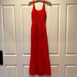 Double gauze Pact coastal maxi dress